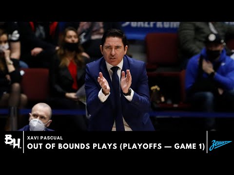 Xavi Pascual — Zenit — Out Of Bounds Plays against Barcelona (Euroleague Playoffs | Game 1)