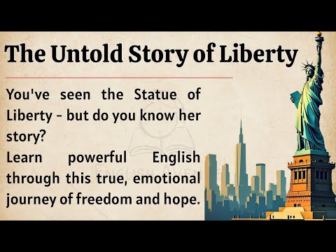 The Statue of Liberty 🗽 || Learn English Through Story Level 2 🔥 || English Listening Practice