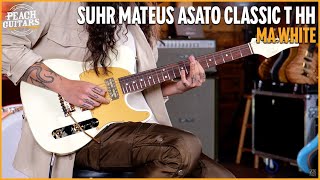 Video thumbnail for Suhr Mateus Asato Signature Classic T HH | MA White by The Peach Boutique