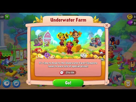 @Fishdom Underwater Farm Event Started. Bought Golden Pass. Got Many Rewards.