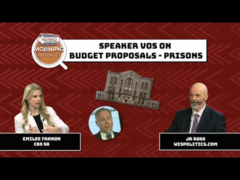 WisEye Morning Minute: Speaker Vos on Budget Proposals - Prisons