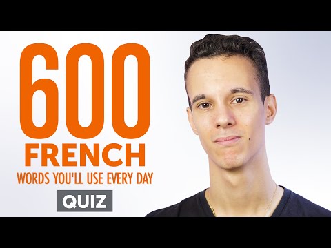 Quiz | 600 French Words You'll Use Every Day - Basic Vocabulary #100