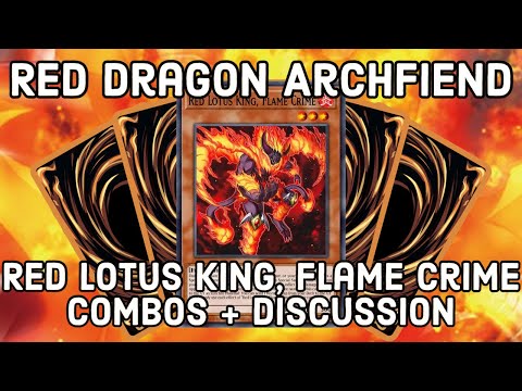 Crime Combos! - Red Dragon Archfiend Combo Compendium ft. Red Lotus King Flame Crime