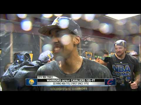 Golden State Warriors Locker Room Celebration │NBA Finals Game 6│June 16,2015