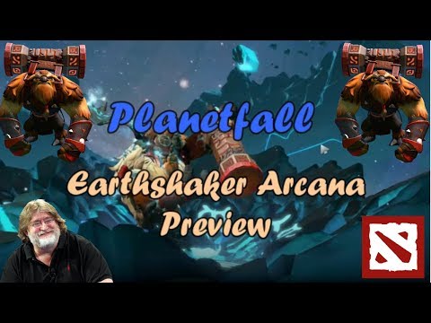 TI9 BATTLEPASS 2019 - PLANETFALL | EARTHSHAKER ARCANA PREVIEW STYLES [Dota 2]