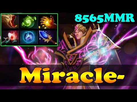 Dota 2 - Miracle- 8565 MMR Plays invoker Vol 35 - Pub Match Gameplay!