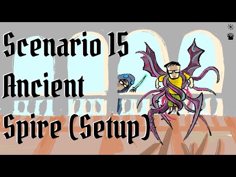 018A - Frosthaven Insane Difficulty (+3) Solo 4 Characters, Scenario 15, Ancient Spire (Setup)