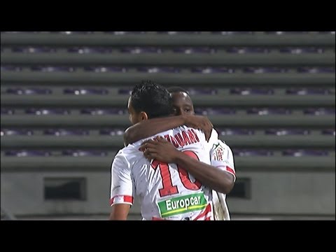 Goal Chahir BELGHAZOUANI (90' +3) - Toulouse FC - AC Ajaccio (2-4) / 2012-13