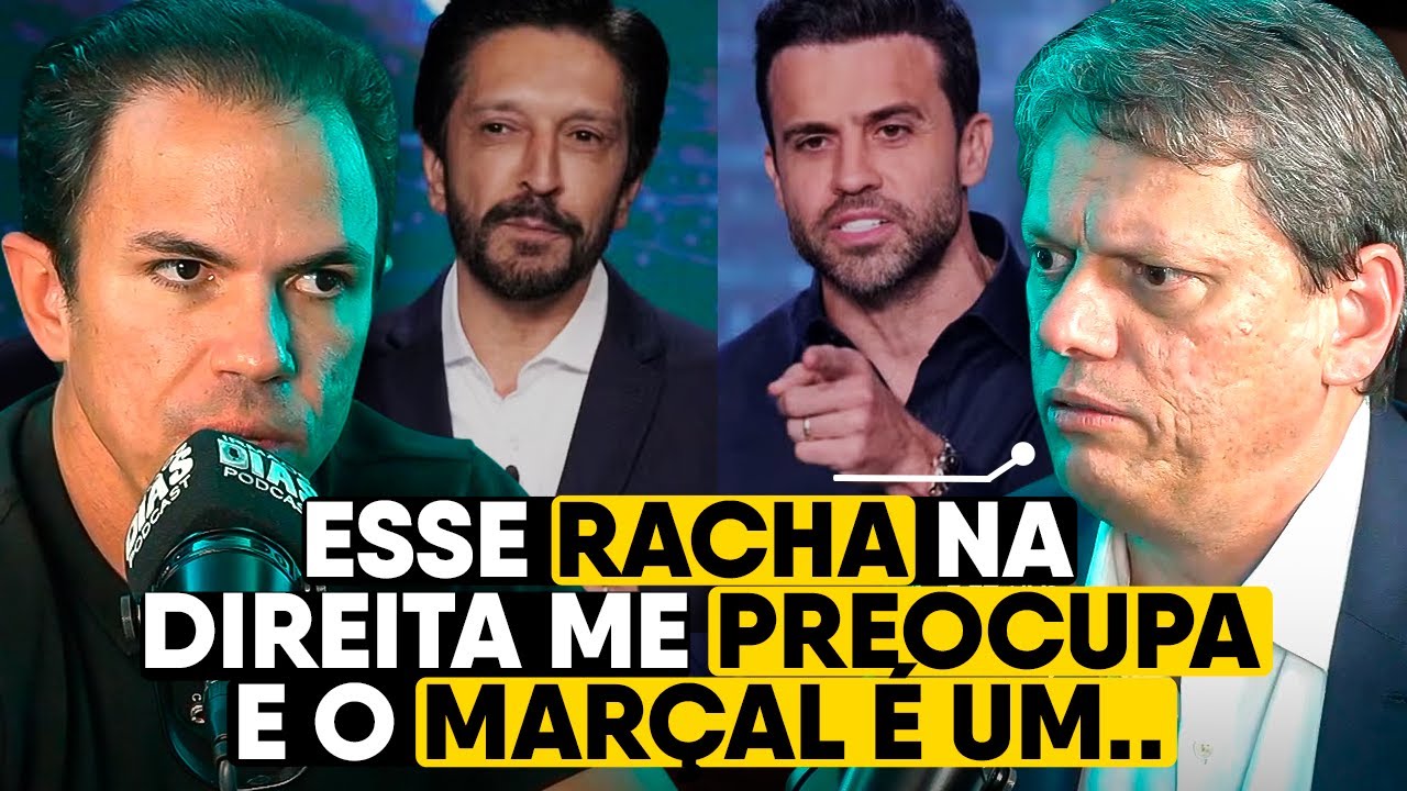TARCÍSIO é SINCERO sobre PABLO MARÇAL e o RACHA na DIREITA