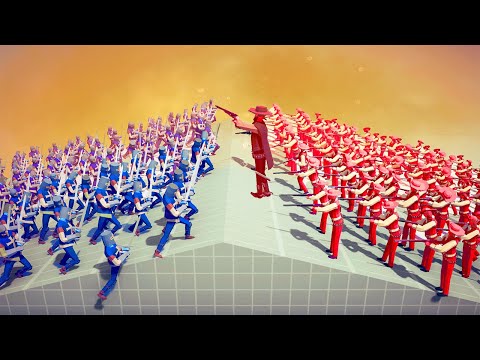 100x WILD WEST ARMY 🤠 vs 🔥100x MELEE ARMY / Totally Accurate Battle Simulator ( TABS )
