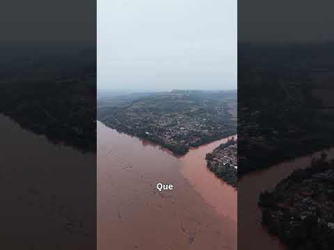 Itapiranga, Barra do Guarita e Rio Uruguai vistos de cima