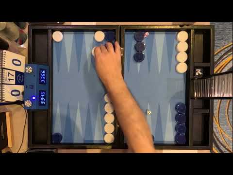 Backgammon World Championship 2025 - İbrahim Karaca (White) - Nissim Zuaretz (Blue)