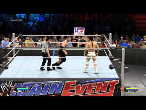 WWE 2K15 PS4 My Career Mode Year 2 WWE Main Event HQ VS Bo Dallas