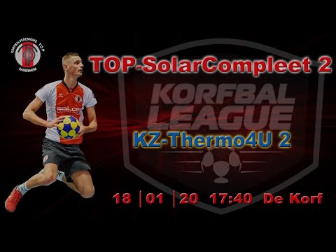 TOP/SolarCompleet 2 tegen KZ/Thermo4U 2, zaterdag 18 januari 2020