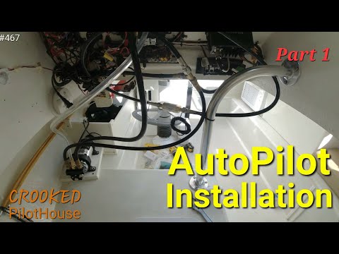 Garmin Autopilot Pump Installation Part 1 Garmin Reactor 40, Hydraulic Autopilot Corepack