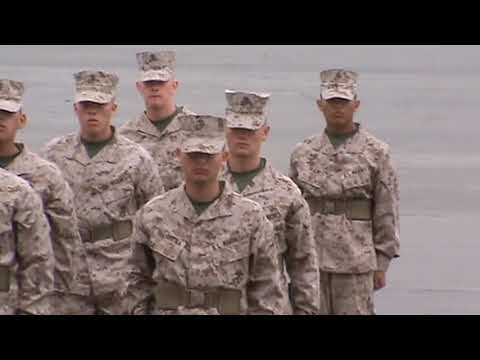 Marine Corps Drill. MCRD San Diego. Bravo Company