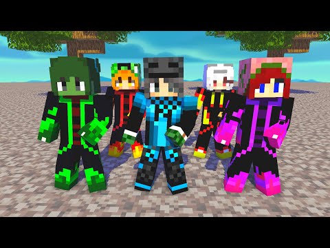 MONSTER SCHOOL:SIMPLE DIMPLE ELEMENTAL MOB GIRLS - MINECRAFT ANIMATION