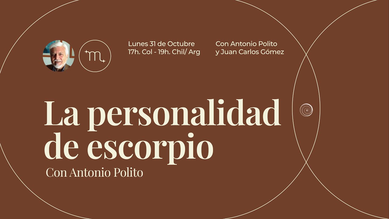 Antonio Polito:  La Personalidad ESCORPIO
