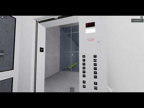 Scenic Schindler 5500 MRL Traction South Elevator at Green Av Garage - ROBLOX City