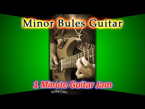 Minor Bules Guitar [1 Minute Guitar Jam with Modified Ibanez] Video