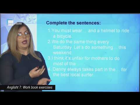 Anglisht 7 - Workbook exercises