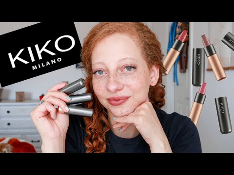 KIKO MILANO VELVET PASSION MATTE LIPSTICK | Lip Swatches & Review