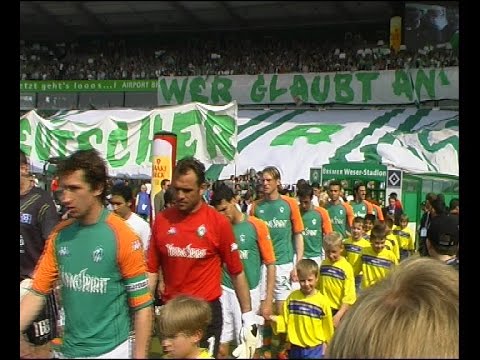 Stadionbilder: Werder Bremen - Hamburger SV mit großer Kurvenshow (1)  *Werder TV Hünniger 2004