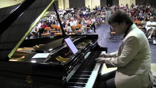 David Hicken plays from "Carols of Christmas" at Evening of the Arts