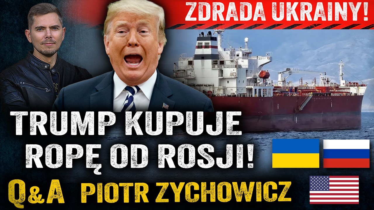 Trump szantażuje Ukrainę! Putin dostanie miliardy dolarów na wojnę! — Piotr Zychowicz Q&A