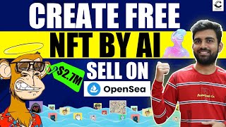 Opensea Full Tutorial In Hindi | How To Create Nft And Sell Them On Opensea | Nft Ai Art Generator