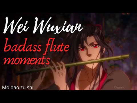 Wei Wuxian badass flute moments (compilation of Wei Ying flute plays) MDZS (season 1) PART 1