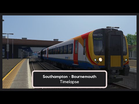 Southampton Central - Bournemouth | Train Simulator 2022 Timelapse