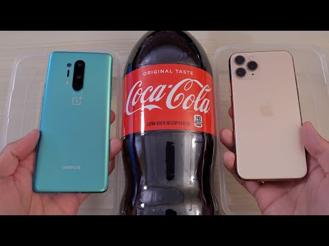 OnePlus 8 Pro vs iPhone 11 Pro vs COCA COLA Durability TEST!