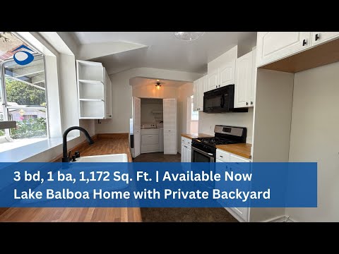 Stunning 3-Bedroom Lake Balboa Home with Private Backyard