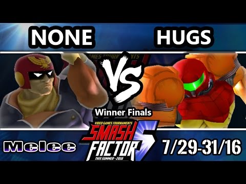 SF5 SSBM - EMG | n0ne (Captain Falcon, Ganon) Vs. dT | HugS (Samus) Smash Melee Winners Finals