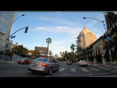 Driving on Sunset Blvd final   4K