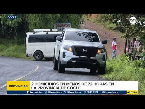 Violencia en aumento: asesinan a un hombre en Olá y Coclé llega a 11 homicidios