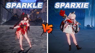 Sparkle or Sparxie?: Gameplay Animation Comparison | Which Has Better Animation?