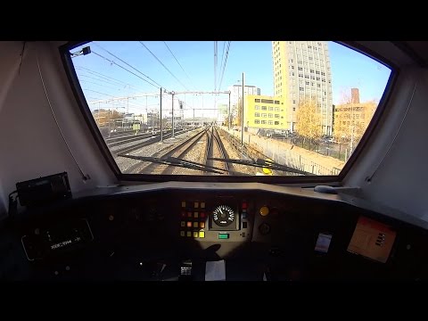 Train Driver's POV virm Arnhem - Utrecht 2016