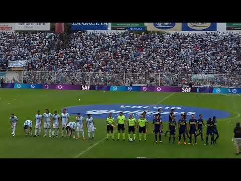 "Recibimiento Atlético Tucumán vs Boca superliga 2017-18" Barra: La Inimitable • Club: Atlético Tucumán