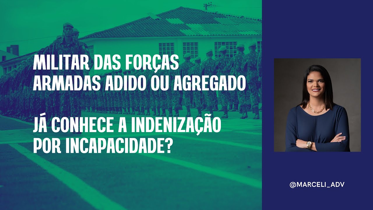 Militar das Forças Armadas que está adido ou agregado. Você pode ter direito à uma indenização!