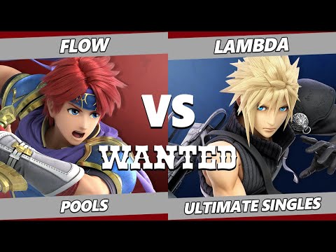 WANTED S4 C4 - Flow (Roy) Vs. Lambda (Cloud) SSBU Ultimate Tournament