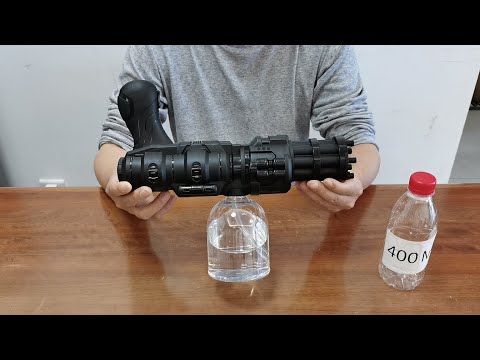 Gatling Electric Water Gun Unboxing 2023 - Automatic Squirt Gun