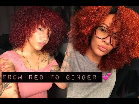 How to: Red to Ginger hair | Adore Orange blaze x...