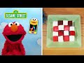 Sesame Street Elmo Cookie Monster Learn With BLOCKS Two Episode Mashup