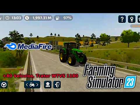 🌾NOVO!! APK FS23 MODS COM V&Aacute;RIOS | Platinum Expansion Map | + 100 Modes🌾🚜