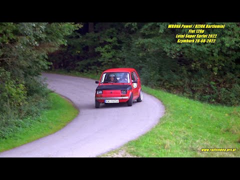 WRONA Paweł / DZIOK Bartłomiej - Fiat 126p - Letni Super Sprint 2022Szymbark 28-08-2022