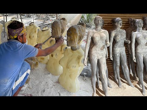 Making a Realistic Mannequin from Scratch: The Amazing Step-by-Step Process.
