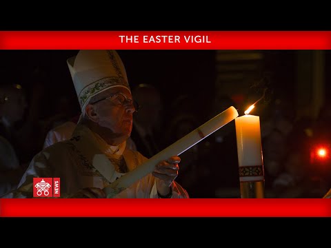 April 11 2020, The Easter Vigil presided over by Pope Francis