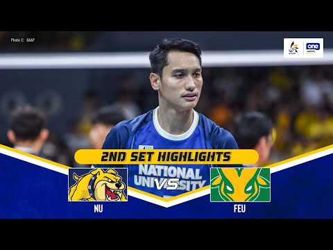 FEU vs NU | SET 2 GAME HIGHLIGHTS | UAAP SEASON 87 MEN’S VOLLEYBALL FINALS GAME 3 | MAY 17, 2025